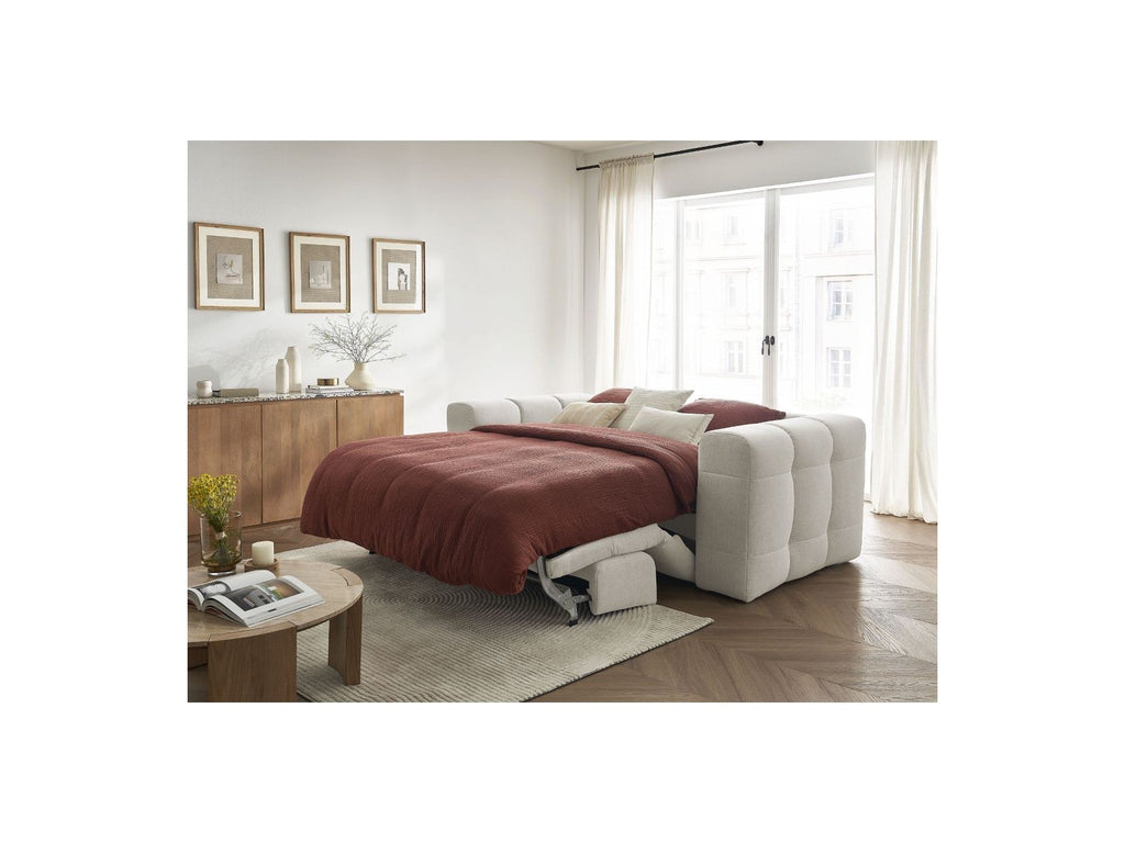 Cloud - Canapé Droit Convertible 3 Places - Tissu Lisse
