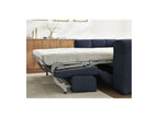 Cloud - Canapé Droit Convertible 3 Places - Tissu Lisse