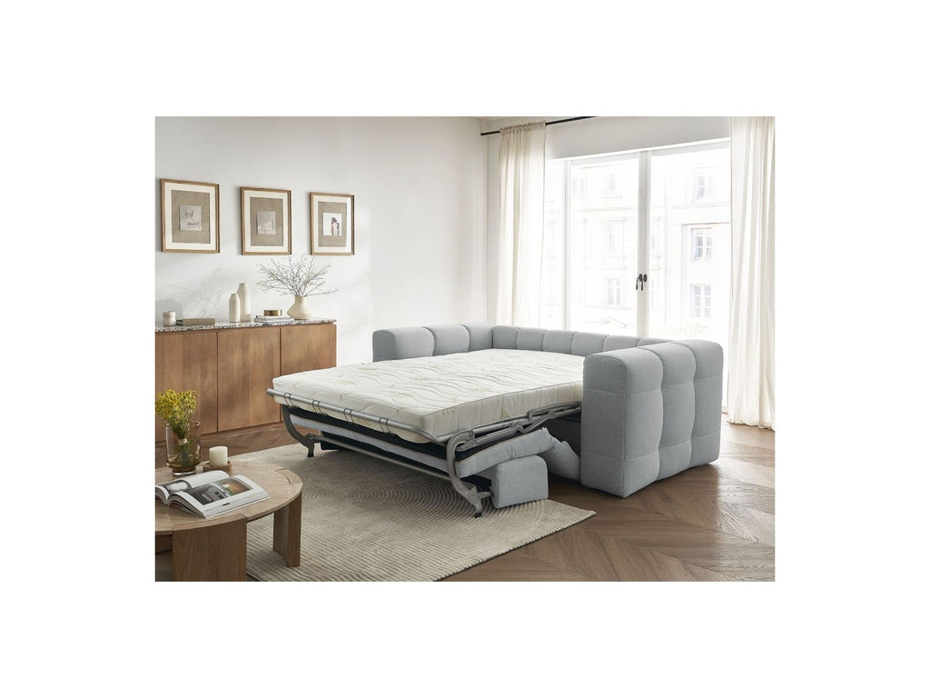 Cloud - Canapé Droit Convertible 3 Places - Tissu Lisse