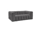 Cloud - Canapé Droit Convertible 3 Places - Tissu Lisse