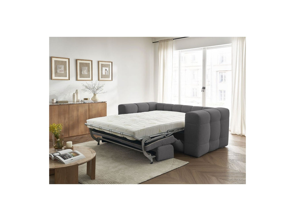 Cloud - Canapé Droit Convertible 3 Places - Tissu Lisse