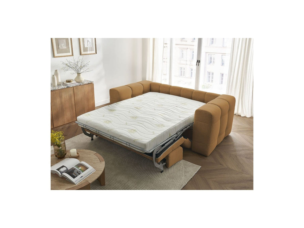 Cloud - Canapé Droit Convertible 3 Places - Tissu Lisse