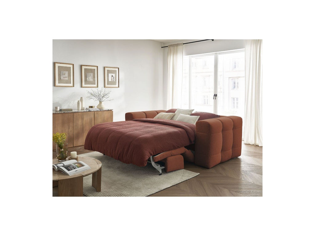 Cloud - Canapé Droit Convertible 3 Places - Tissu Lisse