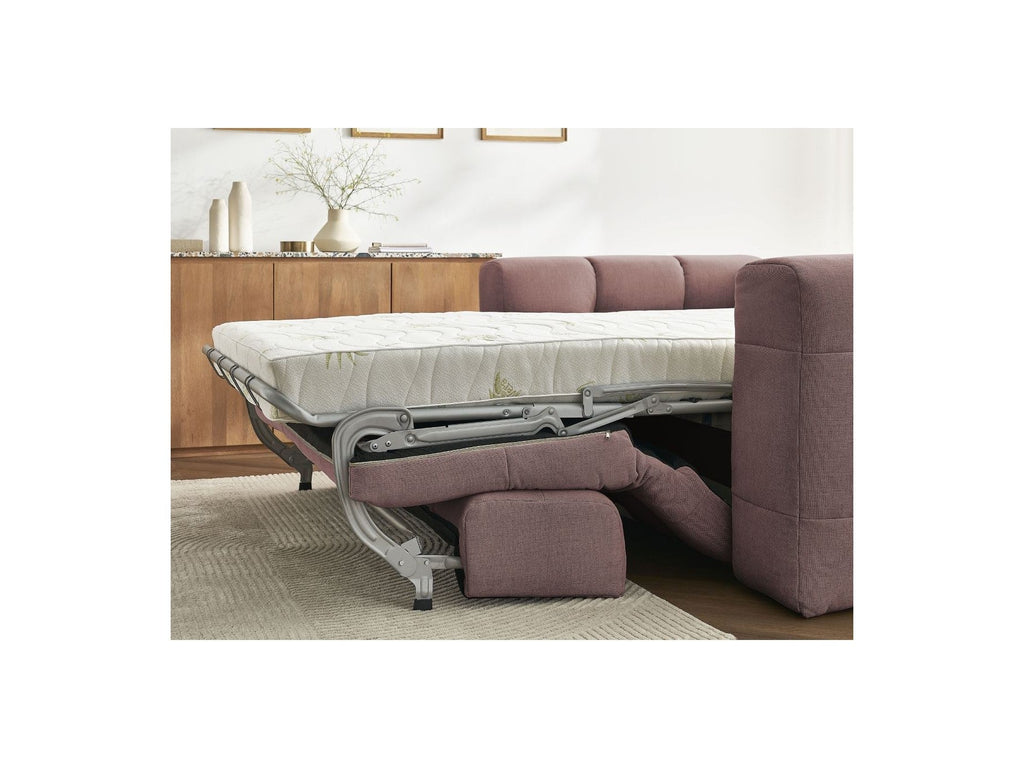 Cloud - Canapé Droit Convertible 3 Places - Tissu Lisse