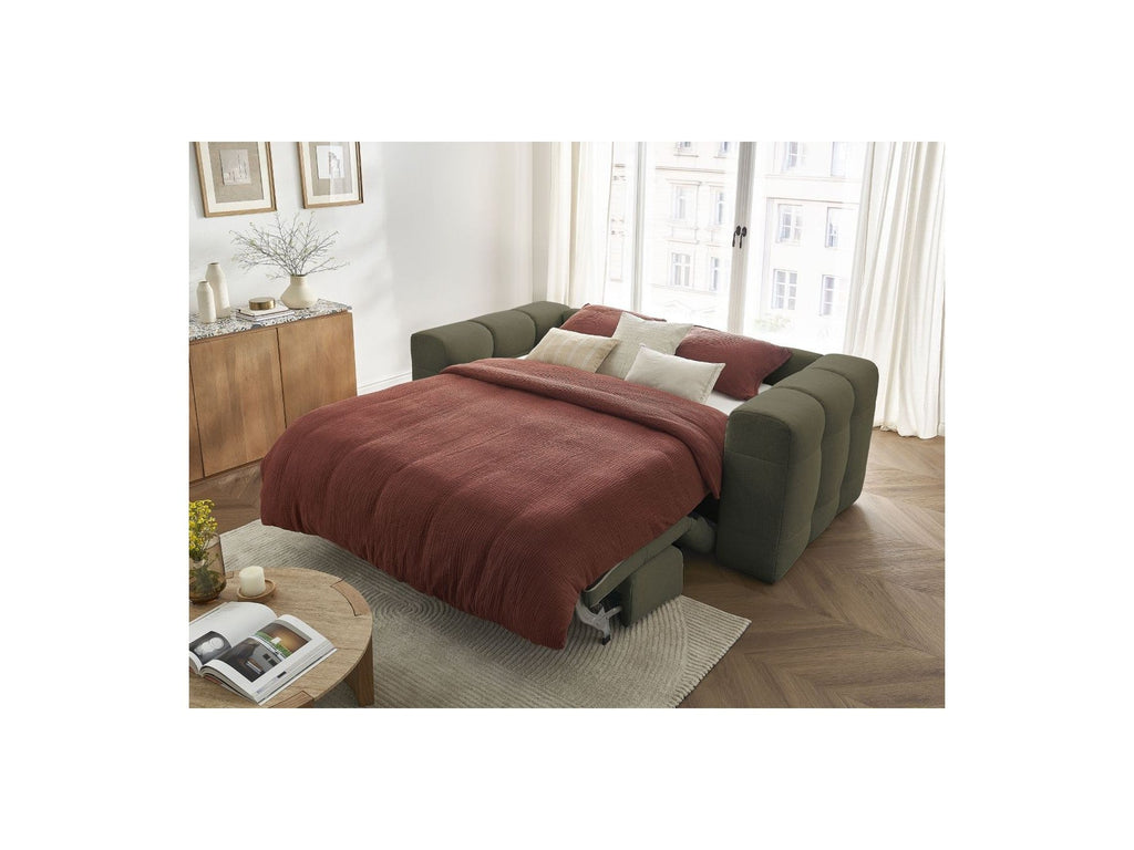 Cloud - Canapé Droit Convertible 3 Places - Tissu Lisse
