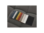 Everest - Canapé D'Angle Fixe - Tissu Texturé - Angle Gauche - 10 Coussins