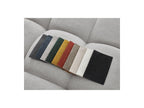 Everest - Canapé D'Angle Fixe - Tissu Texturé - Angle Droit - 10 Coussins