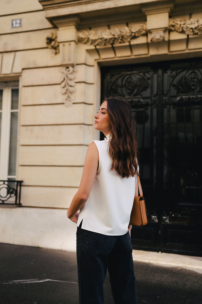 Débardeur Carmen Blanc