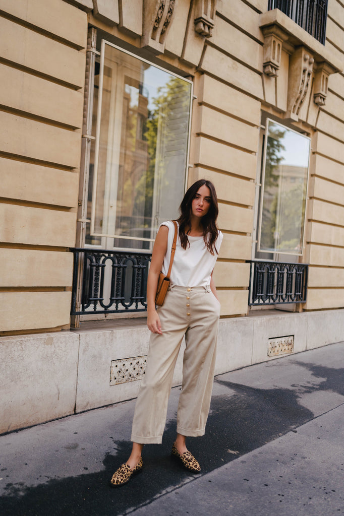 Pantalon Tiago Gabardine Beige
