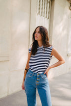 Débardeur Carmen Marine