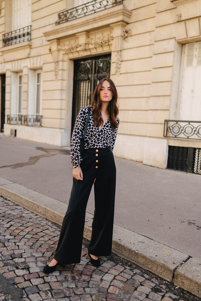 Pantalon Abbygaël Noir