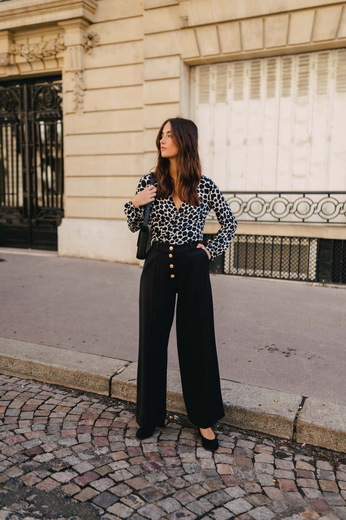 Pantalon Abbygaël Noir