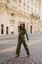 Combinaison Morgane Gabardine Kaki