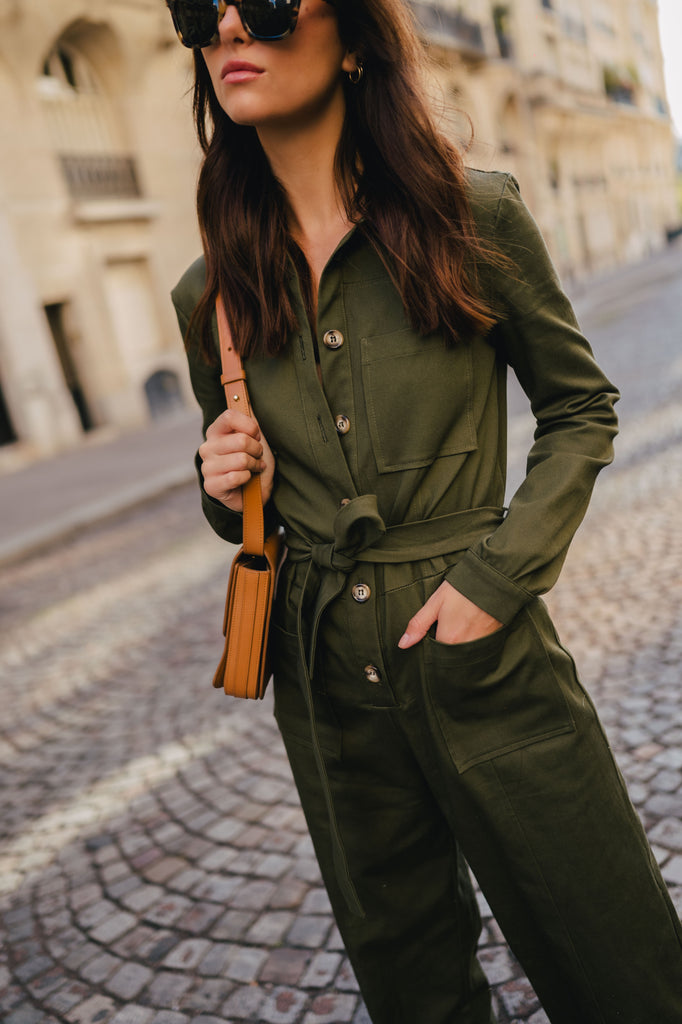 Combinaison Morgane Gabardine Kaki