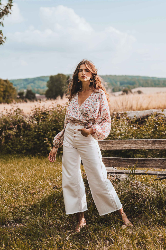 Blouse Volver Floraison