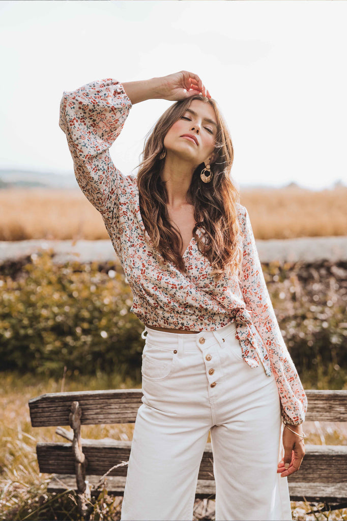 Blouse Volver Floraison