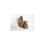 Chaussures Bottillons Isis Lacets - Cuir Camel - Fille