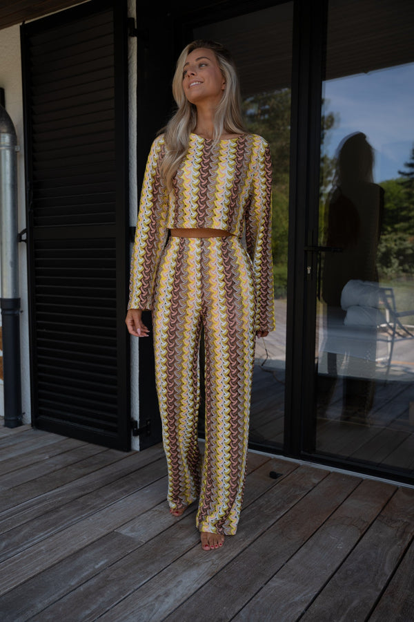 Pantalon Crochet Pablo - Jaune