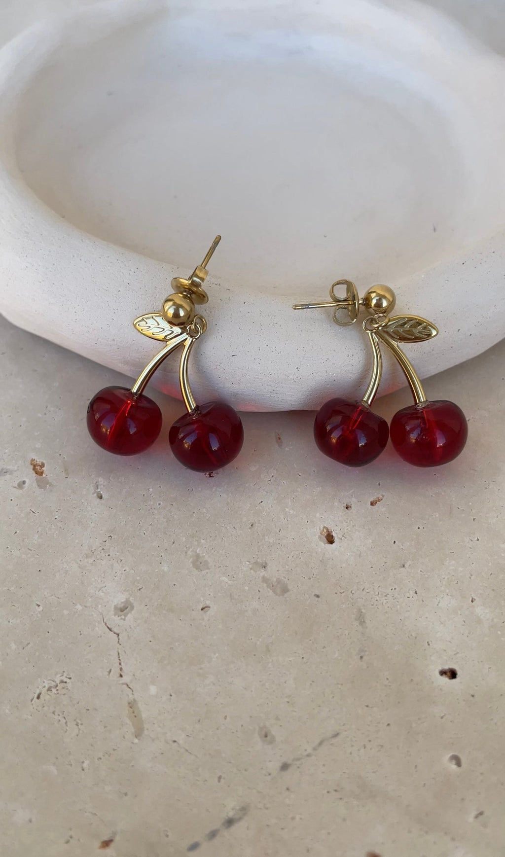Boucles D'Oreilles Mini Cherry