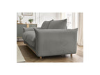 Ernest - Canapé Droit Convertible Ouverture Express - Tissu Lisse - 140X190