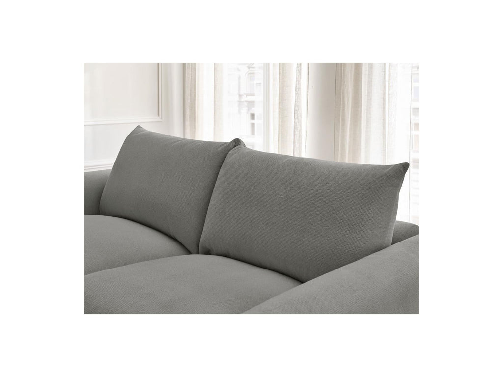 Ernest - Canapé Droit Convertible Ouverture Express - Tissu Lisse - 160X190