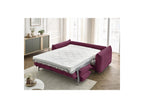 Ernest - Canapé Droit Convertible Ouverture Express - Tissu Lisse - 140X190