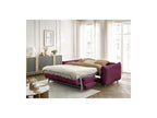 Ernest - Canapé Droit Convertible Ouverture Express - Tissu Lisse - 140X190