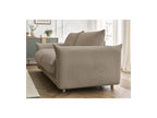 Ernest - Canapé Droit Convertible Ouverture Express - Tissu Lisse - 140X190