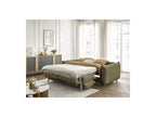 Ernest - Canapé Droit Convertible Ouverture Express - Tissu Lisse - 160X190