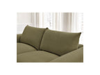 Ernest - Canapé Droit Convertible Ouverture Express - Tissu Lisse - 160X190