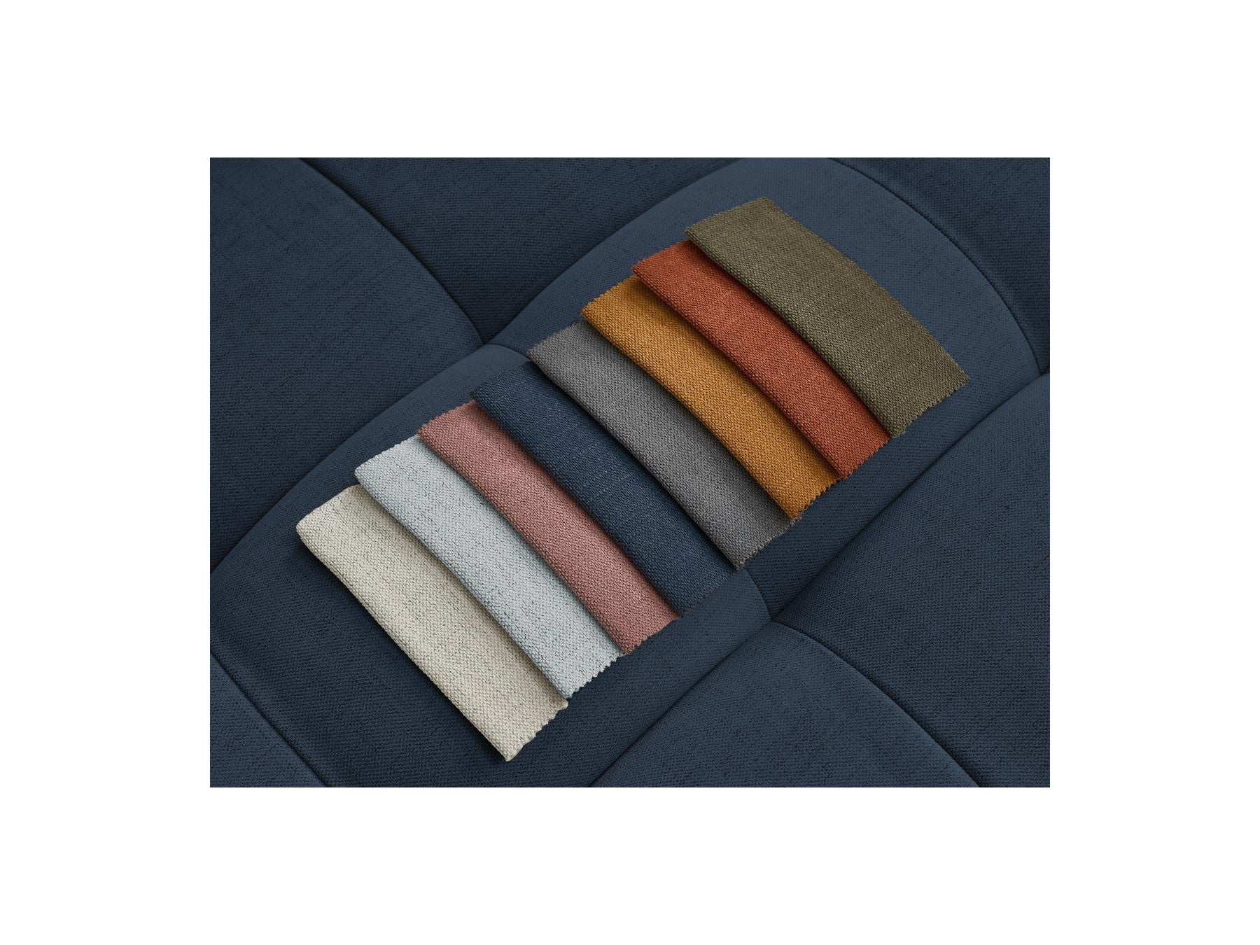 Cloud - Canapé Droit Fixe 3 Places - Tissu Lisse