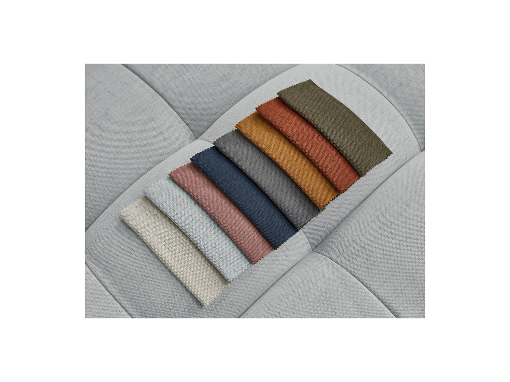 Cloud - Canapé Droit Fixe 3 Places - Tissu Lisse
