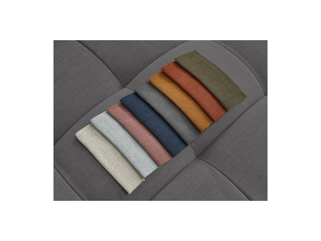 Cloud - Canapé Droit Fixe 3 Places - Tissu Lisse