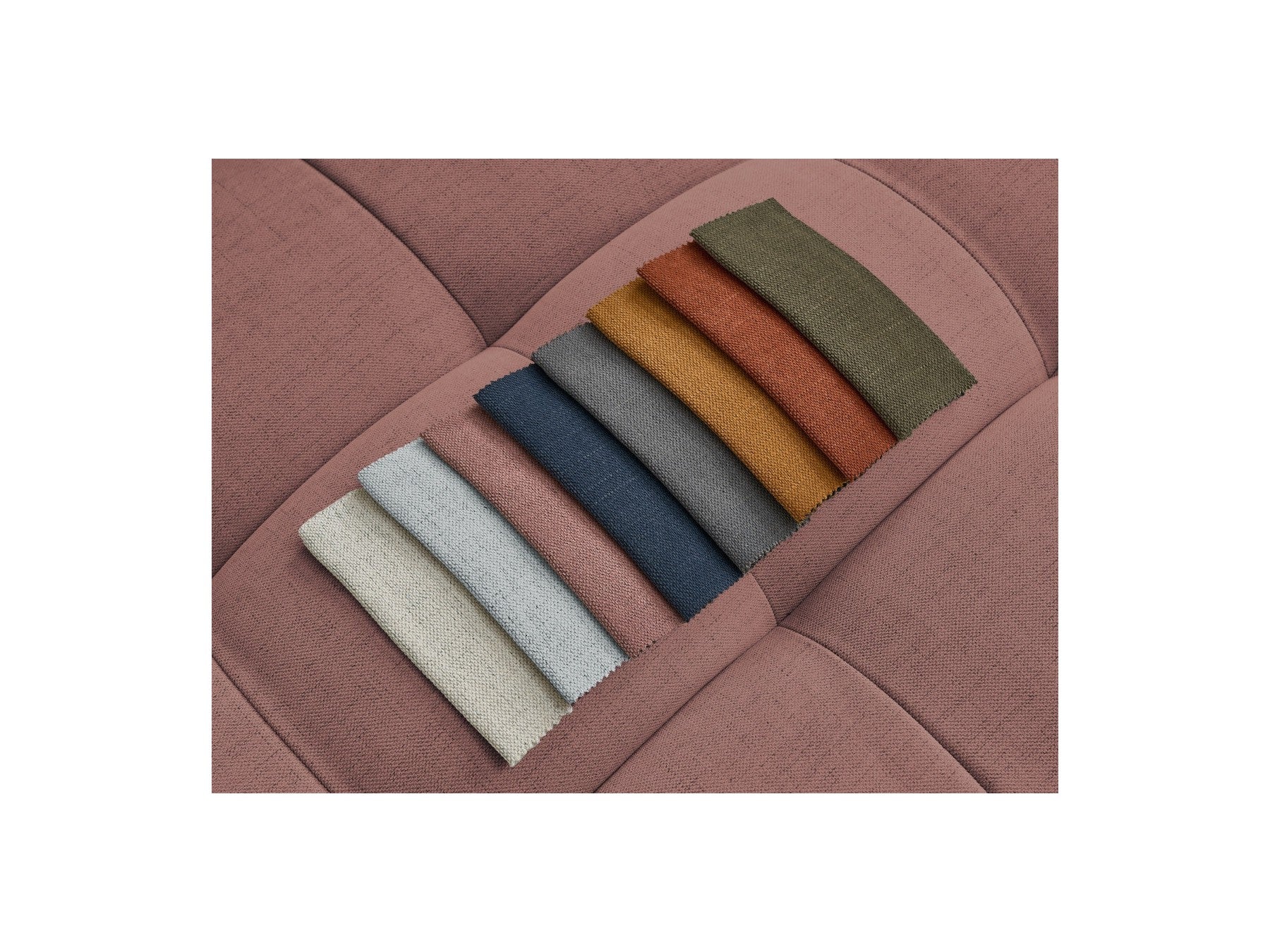 Cloud - Canapé Droit Fixe 3 Places - Tissu Lisse