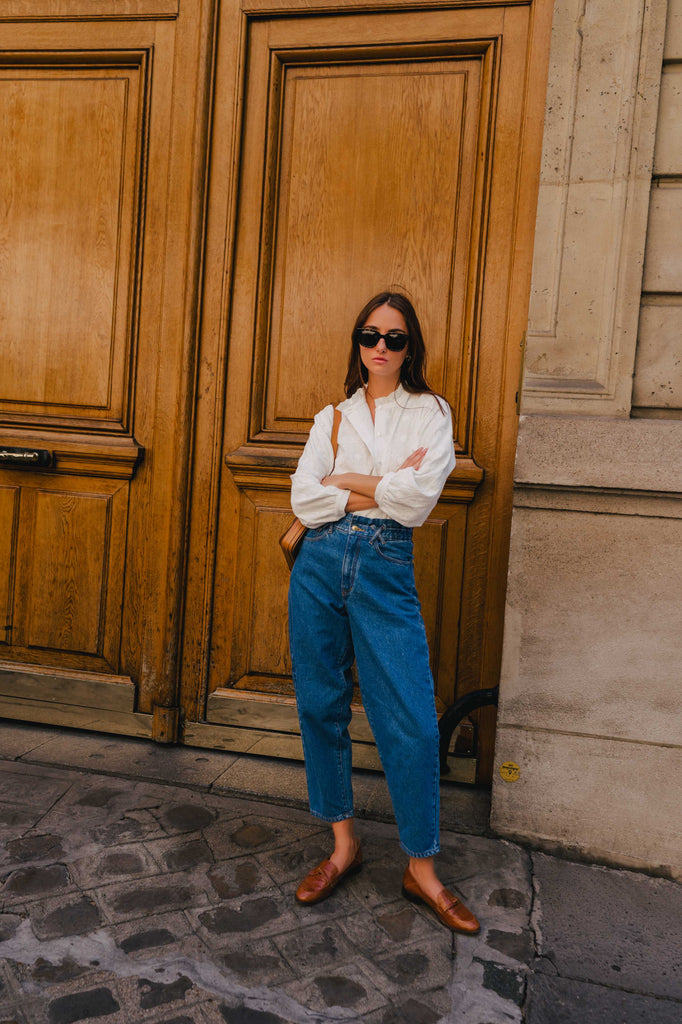 Blouse Rufus Blanc Brodé