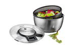 Speedwing® - Essoreuse À Salade - Acier Inoxydable - Noir/Argent