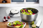 Speedwing® - Essoreuse À Salade - Acier Inoxydable - Noir/Argent
