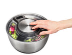 Speedwing® - Essoreuse À Salade - Acier Inoxydable - Noir/Argent