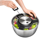 Speedwing® - Essoreuse À Salade - Acier Inoxydable - Noir/Argent