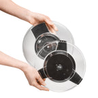 Speedwing® - Essoreuse À Salade - Acier Inoxydable - Noir/Argent