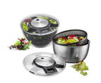 Speedwing® - Essoreuse À Salade - Acier Inoxydable - Noir/Argent