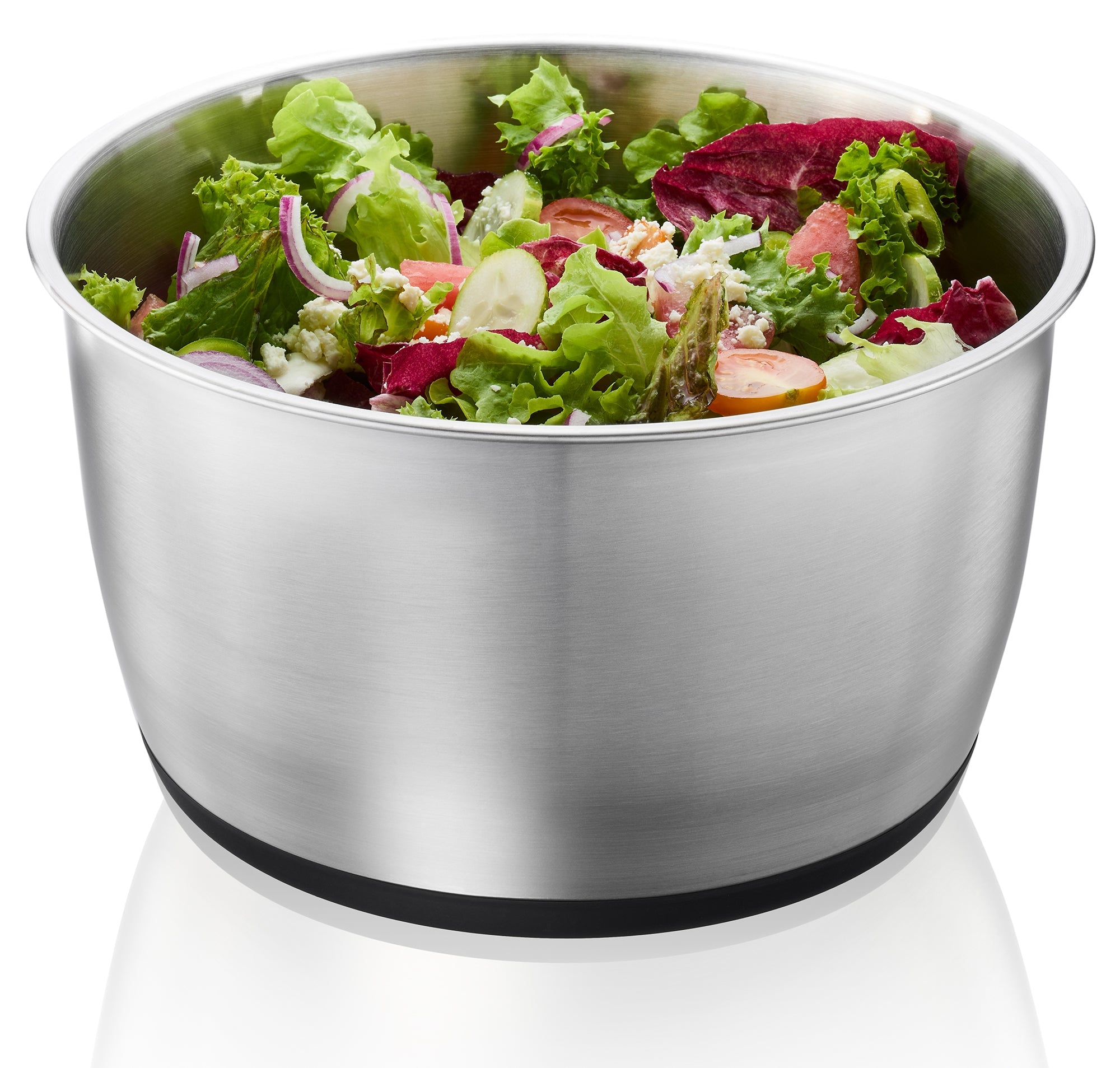 Push It - Essoreuse À Salade - Acier Inoxydable, - Noir/Argent