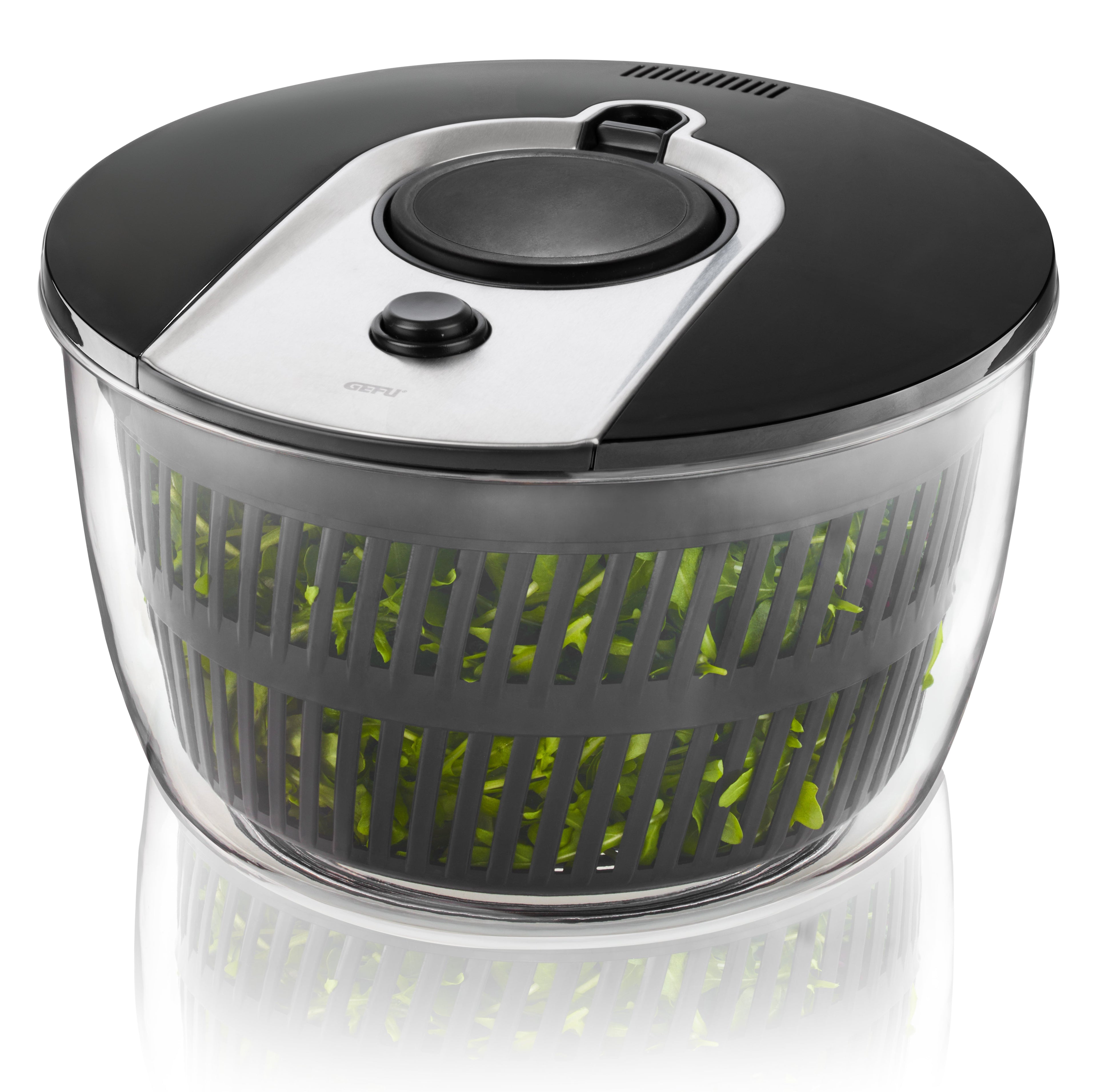 Push It - Essoreuse À Salade - Ø 25cm - Noir/Transparent