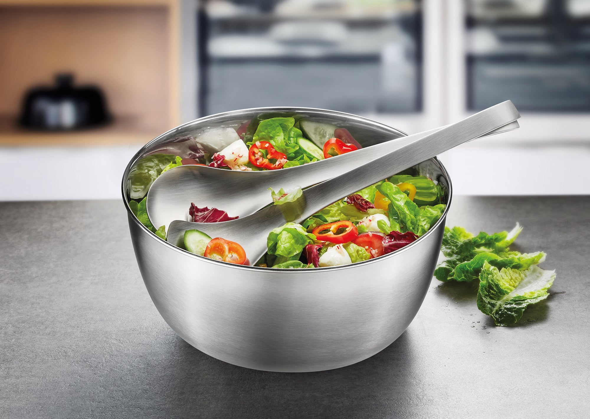 Rotare - Essoreuse À Salade - Acier Inoxydable - Noir/Argent