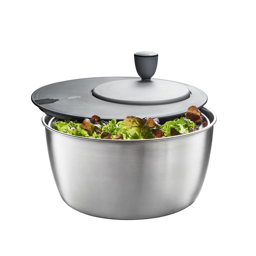 Rotare - Essoreuse À Salade - Acier Inoxydable - Noir/Argent
