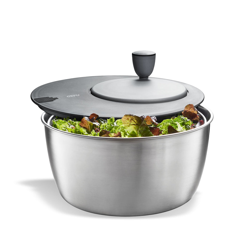Rotare - Essoreuse À Salade - Acier Inoxydable - Noir/Argent