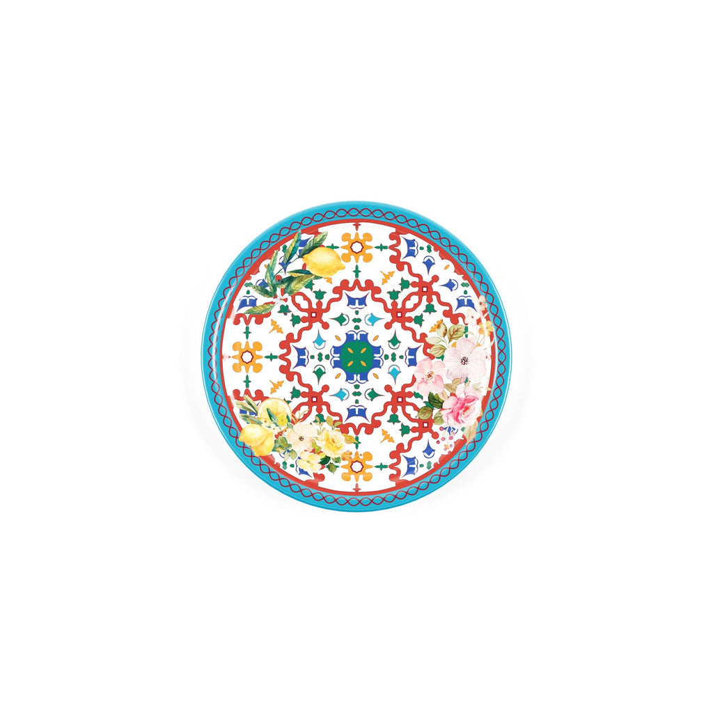 Assiette Plate "Flower&Lemon"