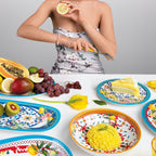 Assiette À Dessert "Flower&Lemon"