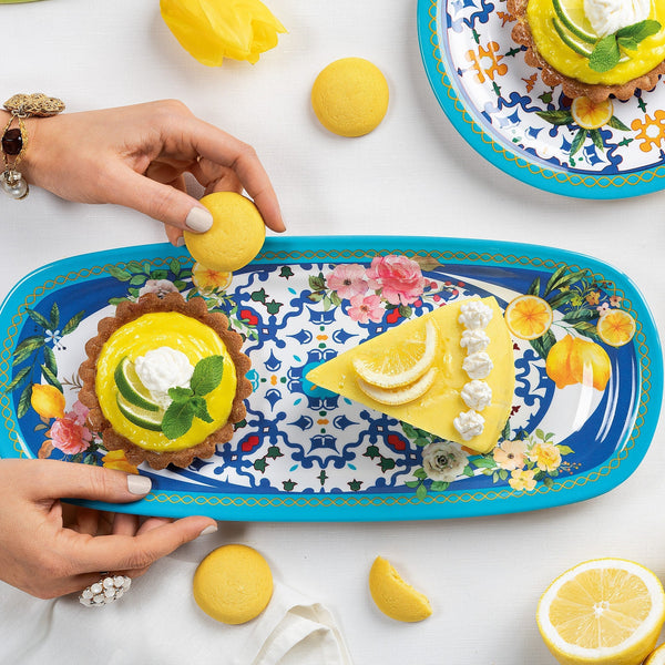 Petit Plateau Rectangulaire "Flower&Lemon"
