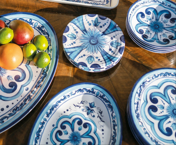 Petit Plateau Ovale "Blues"